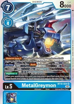 MetalGreymon (BT10-024) (V.1) - Xros Encounter