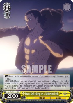 Eren: Embarking on a Different Path (V.1 - Rare) - Attack On Titan: Final Season