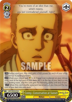 Conny: Conversation at Sunset - Attack On Titan: Final Season