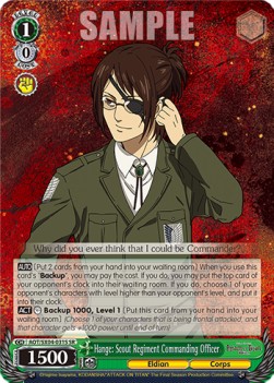 Hange: Scout Regiment Commanding Officer (V.2 - Super Rare) - Attack On Titan: Final Season