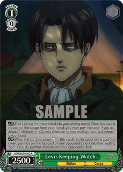 Levi: Keeping Watch (V.1 - Rare) - Attack On Titan: Final Season