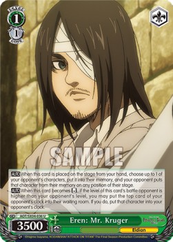 Eren: Mr. Kruger - Attack On Titan: Final Season