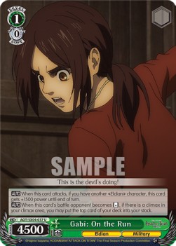 Gabi: On the Run - Attack On Titan: Final Season
