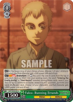 Falco: Running Errands - Attack On Titan: Final Season