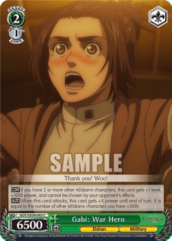 Gabi: War Hero - Attack On Titan: Final Season