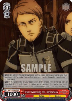 Jean: Overseeing the Celebrations - Attack On Titan: Final Season