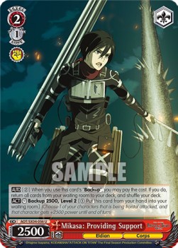 Mikasa: Providing Support - Attack On Titan: Final Season