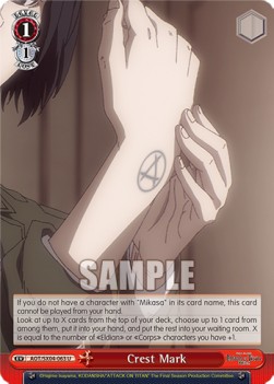 Crest Mark - Attack On Titan: Final Season