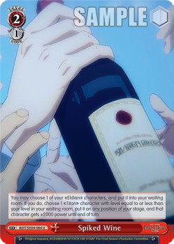 Spiked Wine - Attack On Titan: Final Season