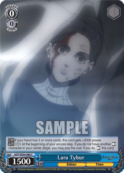 Lara Tybur - Attack On Titan: Final Season