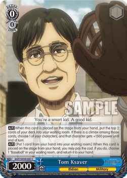 Tom Ksaver - Attack On Titan: Final Season