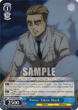 Porco: Taken Aback - Attack On Titan: Final Season
