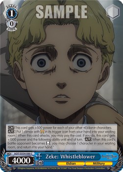 Zeke: Whistleblower - Attack On Titan: Final Season