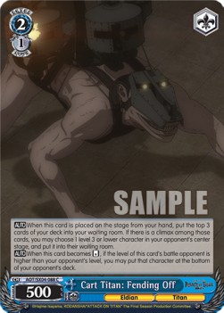 Cart Titan: Fending Off - Attack On Titan: Final Season