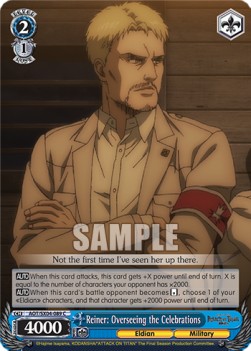 Reiner: Overseeing the Celebrations - Attack On Titan: Final Season