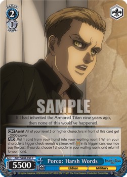 Porco: Harsh Words - Attack On Titan: Final Season