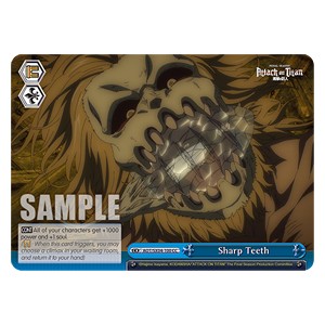 Sharp Teeth - Attack On Titan: Final Season