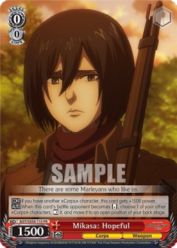 Mikasa: Hopeful (V.1 - Promo) - Attack On Titan: Final Season