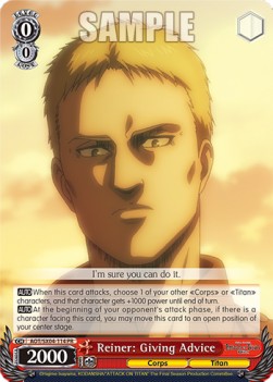 Reiner: Giving Advice (V.1 - Promo) - Attack On Titan: Final Season