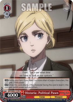 Historia: Political Pawn (V.1 - Promo) - Attack On Titan: Final Season