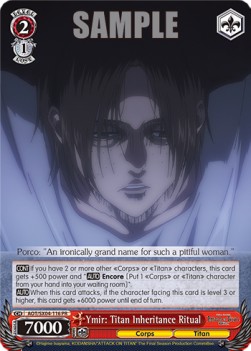 Ymir: Titan Inheritance Ritual (V.1 - Promo) - Attack On Titan: Final Season