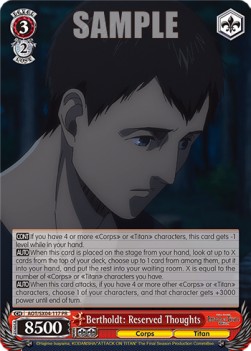 Bertholdt: Reserved Thoughts (V.1 - Promo) - Attack On Titan: Final Season