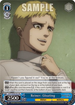 Reiner: Gloating - Attack On Titan: Final Season
