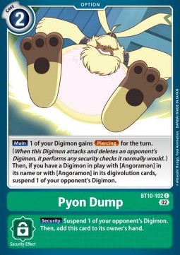 Pyon Dump (BT10-102) - Xros Encounter