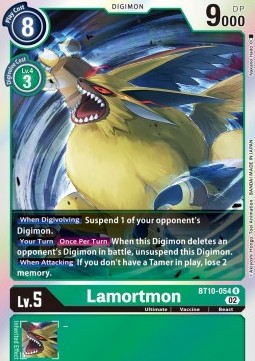 Lamortmon (BT10-054) - Xros Encounter