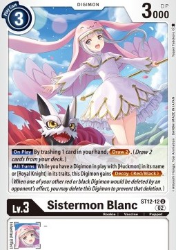 Sistermon Blanc (ST12-12) - Starter Deck: Jesmon