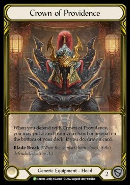 Crown of Providence (Cold Foil Golden) - FAB Promos