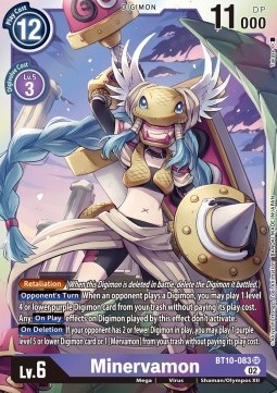 Minervamon (BT10-083) - Xros Encounter