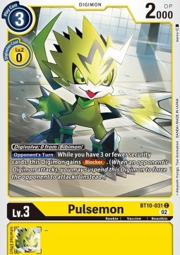 Pulsemon (BT10-031) - Xros Encounter