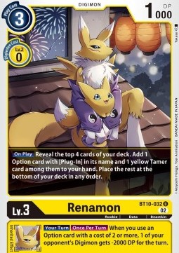 Renamon (BT10-032) - Xros Encounter
