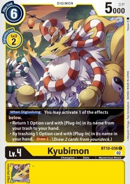Kyubimon (BT10-036) - Xros Encounter