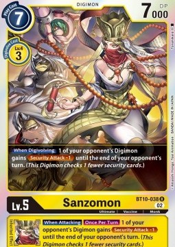 Sanzomon (BT10-038) - Xros Encounter