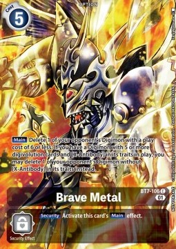 Brave Metal (BT7-106) - Premium Deck Set