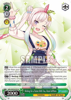Wishing for a Future With You, Airani Iofifteen (V.1 - Rare) - Hololive production Premium Booster