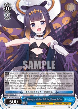 Wishing for a Future With You, Ninomae Ina'nis (V.1 - Rare) - Hololive production Premium Booster