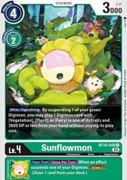 Sunflowmon (BT10-048) - Xros Encounter