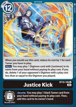 Justice Kick (BT10-106) - Xros Encounter