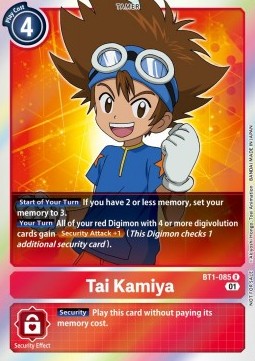 Tai Kamiya (BT1-085) - Promos: Xros Encounter