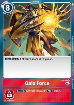 Gaia Force (ST1-16) - Promos: Xros Encounter