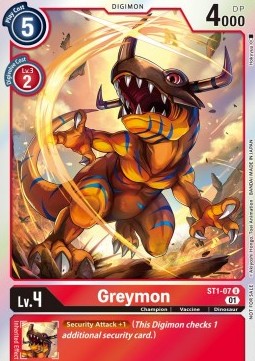 Greymon (ST1-07) - Promos: Xros Encounter