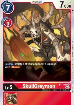 SkullGreymon (BT1-023) - Promos: Xros Encounter