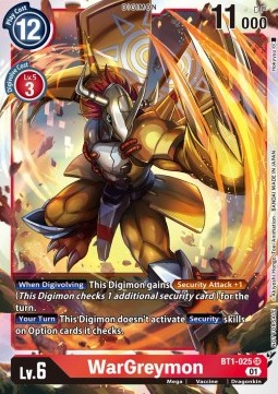 WarGreymon (BT1-025) - Promos: Xros Encounter