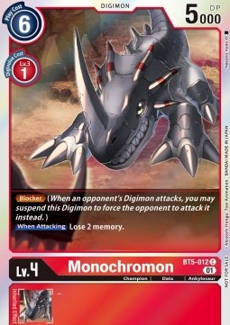 Monochromon (BT5-012) - Promos: Xros Encounter