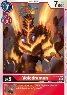 Volcdramon (BT4-015) - Promos: Xros Encounter