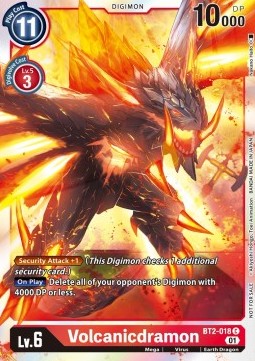 Volcanicdramon (BT2-018) - Promos: Xros Encounter