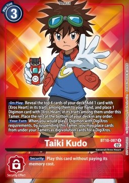 Taiki Kudo (BT10-087) (V.2) - Promos: Xros Encounter